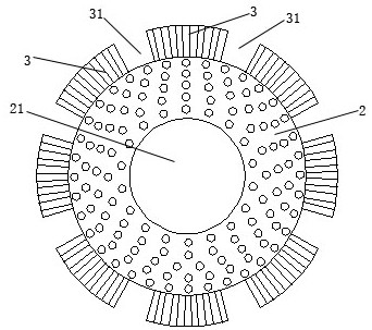 High-elasticity flax fabric and preparation process thereof