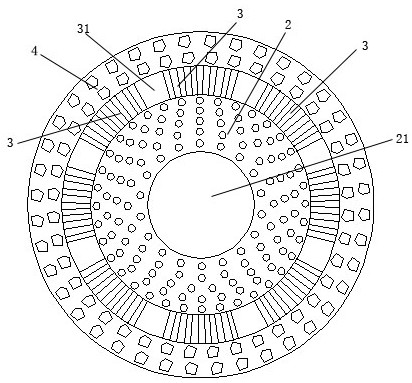 High-elasticity flax fabric and preparation process thereof