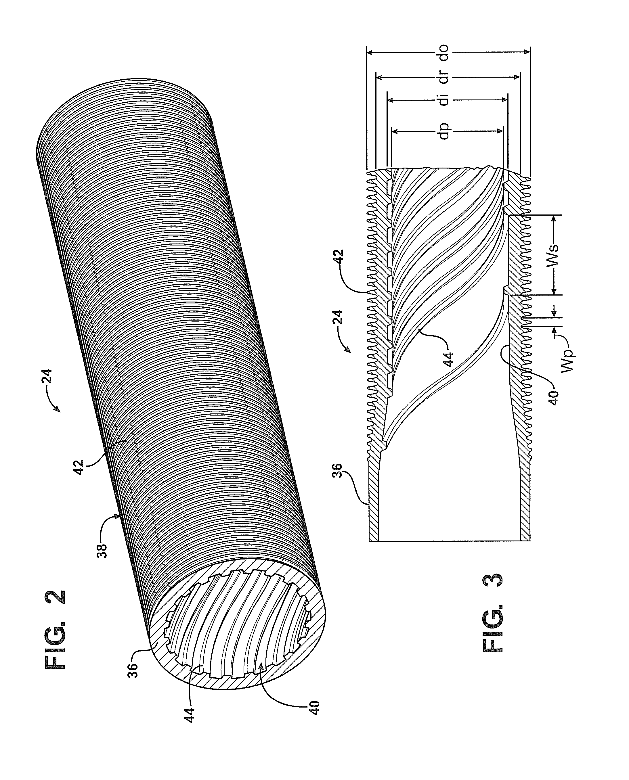 Dual enhanced tube for vapor generator