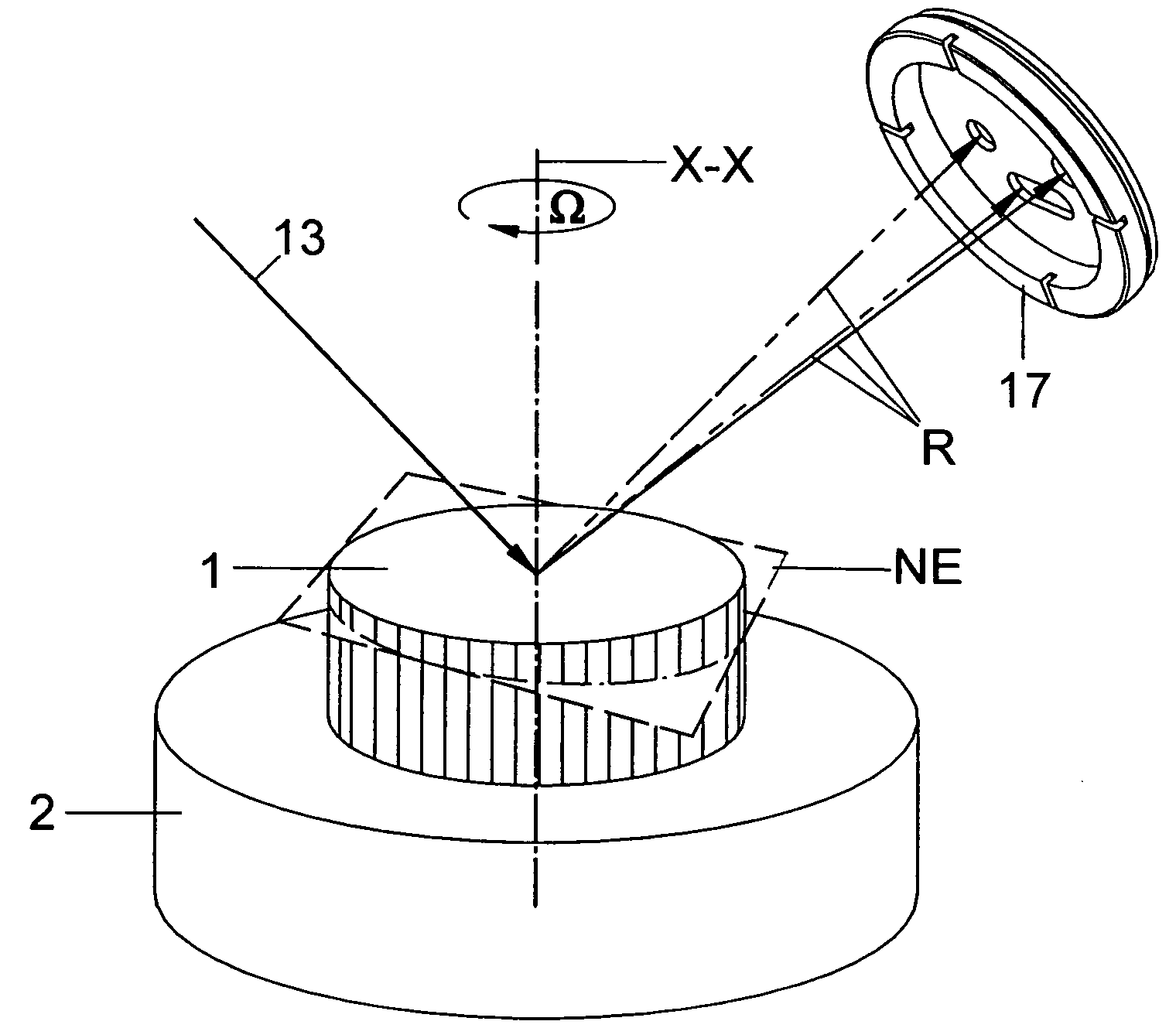 Method and apparatus for the measurement, orientation and fixation of at least one single crystal