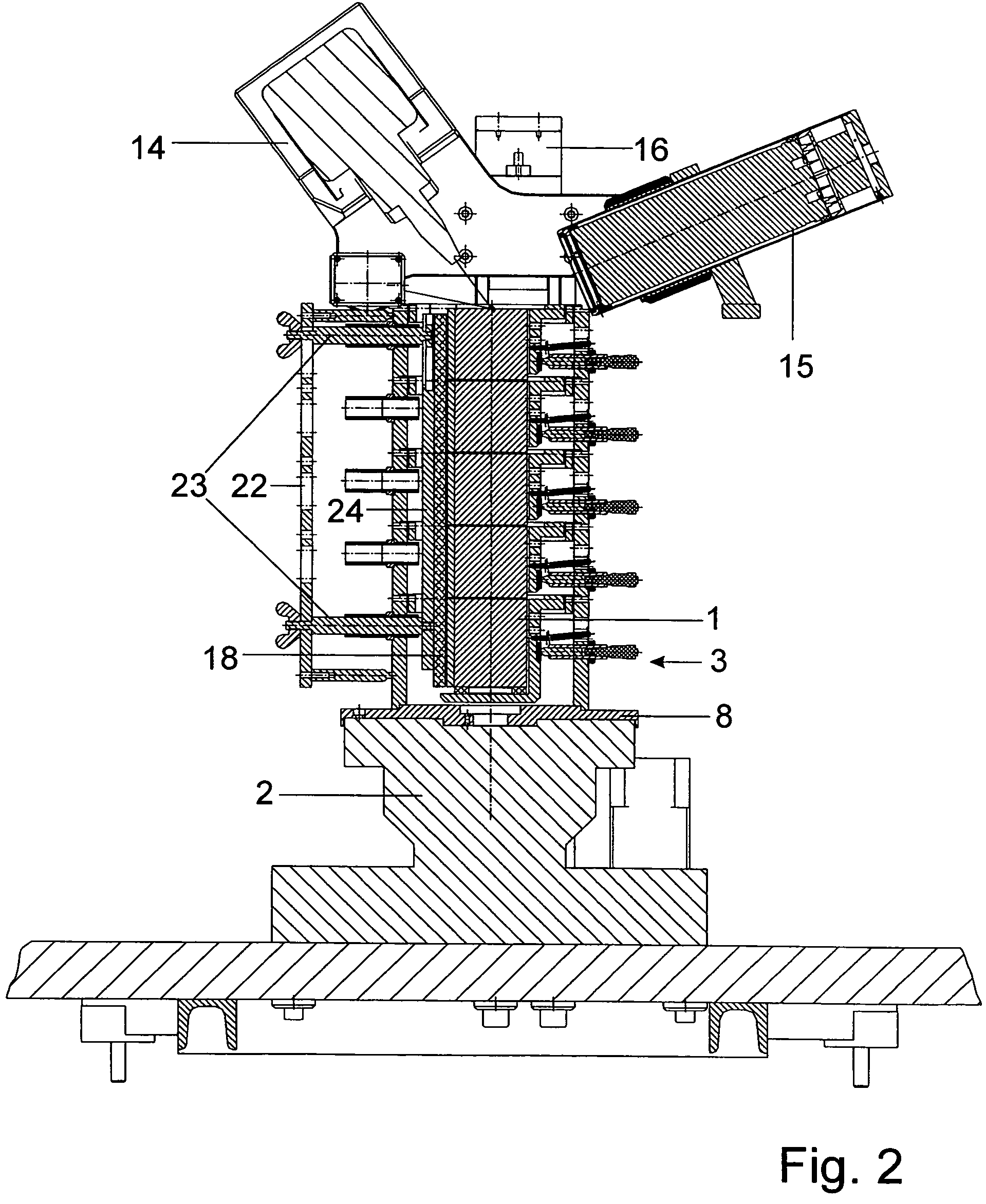 Method and apparatus for the measurement, orientation and fixation of at least one single crystal