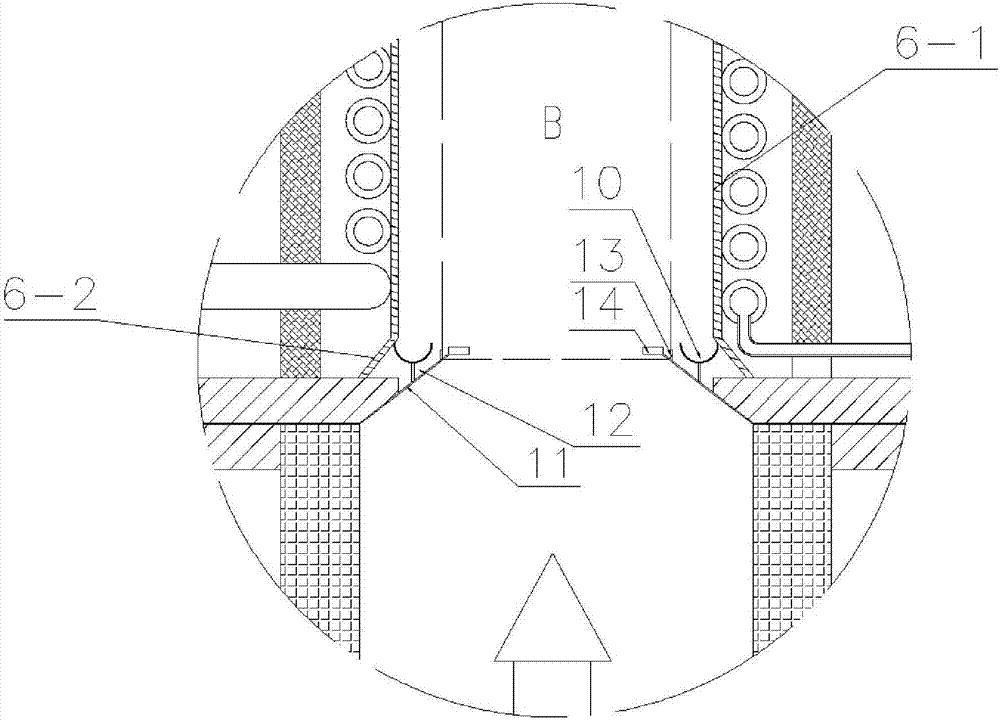 Heat exchanger for raw coke oven gas ascending pipe