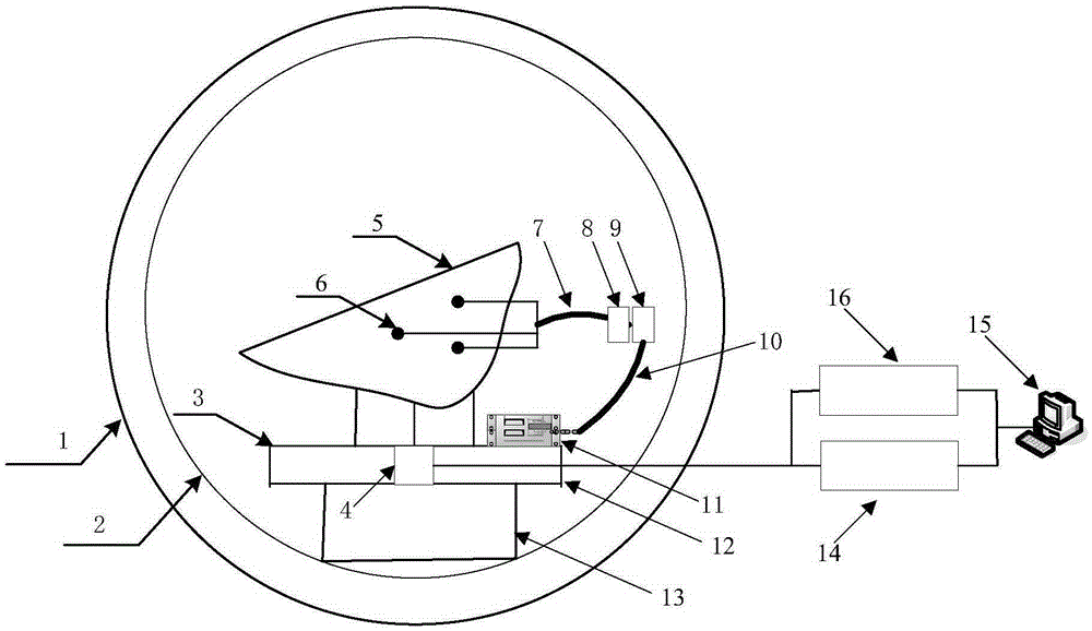 Data collection system for vacuum low-temperature environment