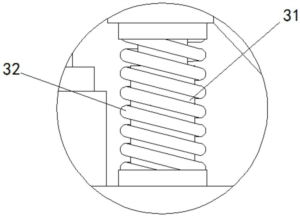 Gluing powder filling and discharging device