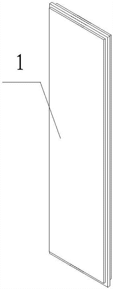 Full-prefabricated light steel assembled type composite wall plate capable of loading weight and manufacturing method thereof