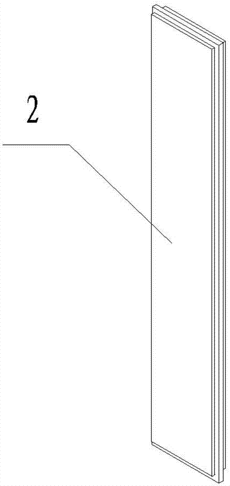 Full-prefabricated light steel assembled type composite wall plate capable of loading weight and manufacturing method thereof