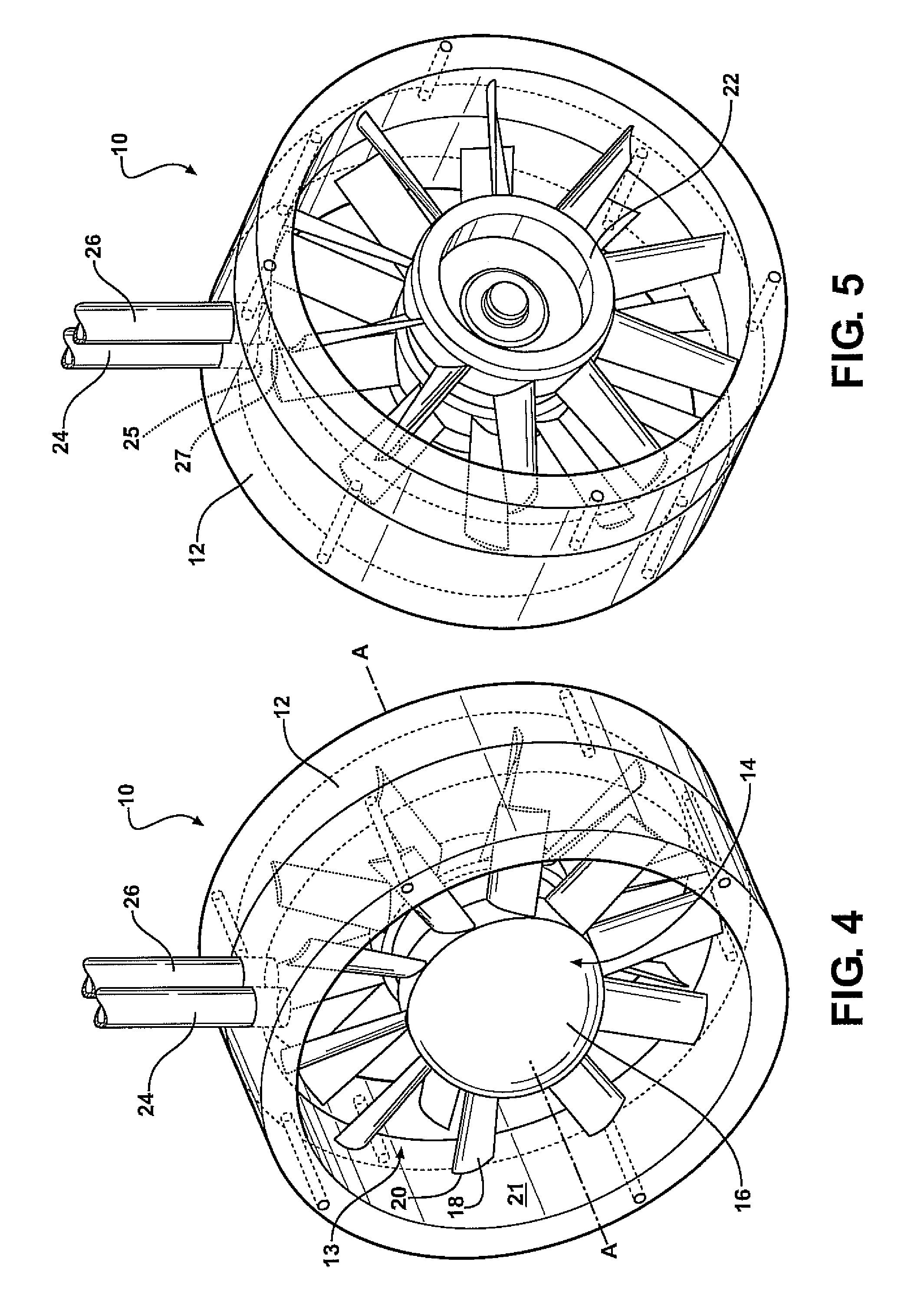 Dipole flow driven resonators for fan noise mitigation