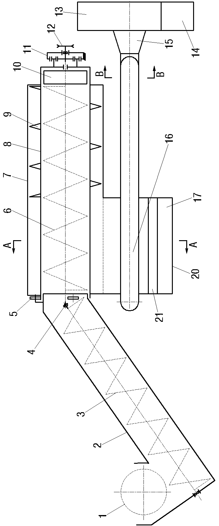 A combine harvester and its compound cleaning system