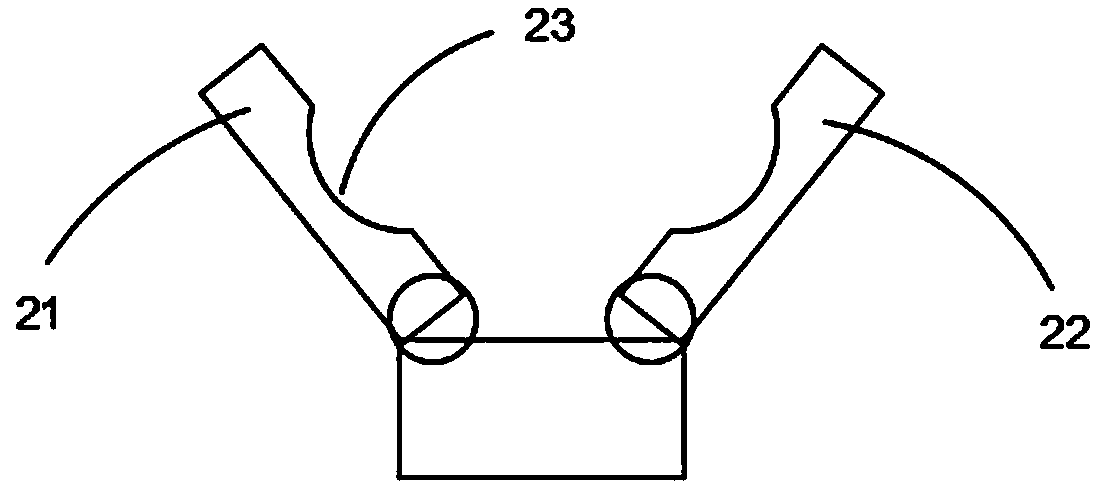 Working method of ear picking device for high stalk crops