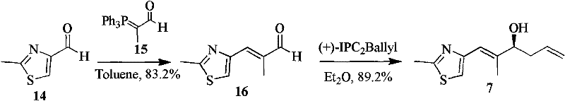 Method for preparing epothilone D and B