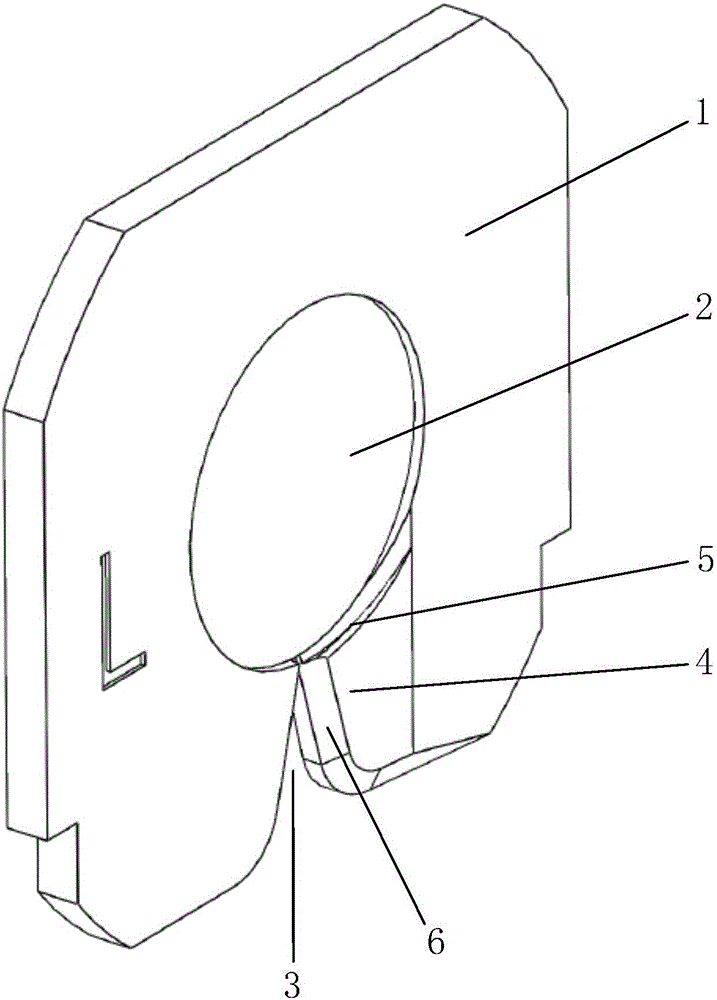 Diaphragm for winding double-layer coil