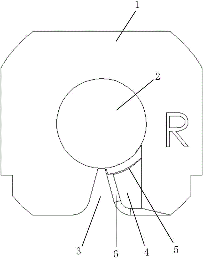 Diaphragm for winding double-layer coil