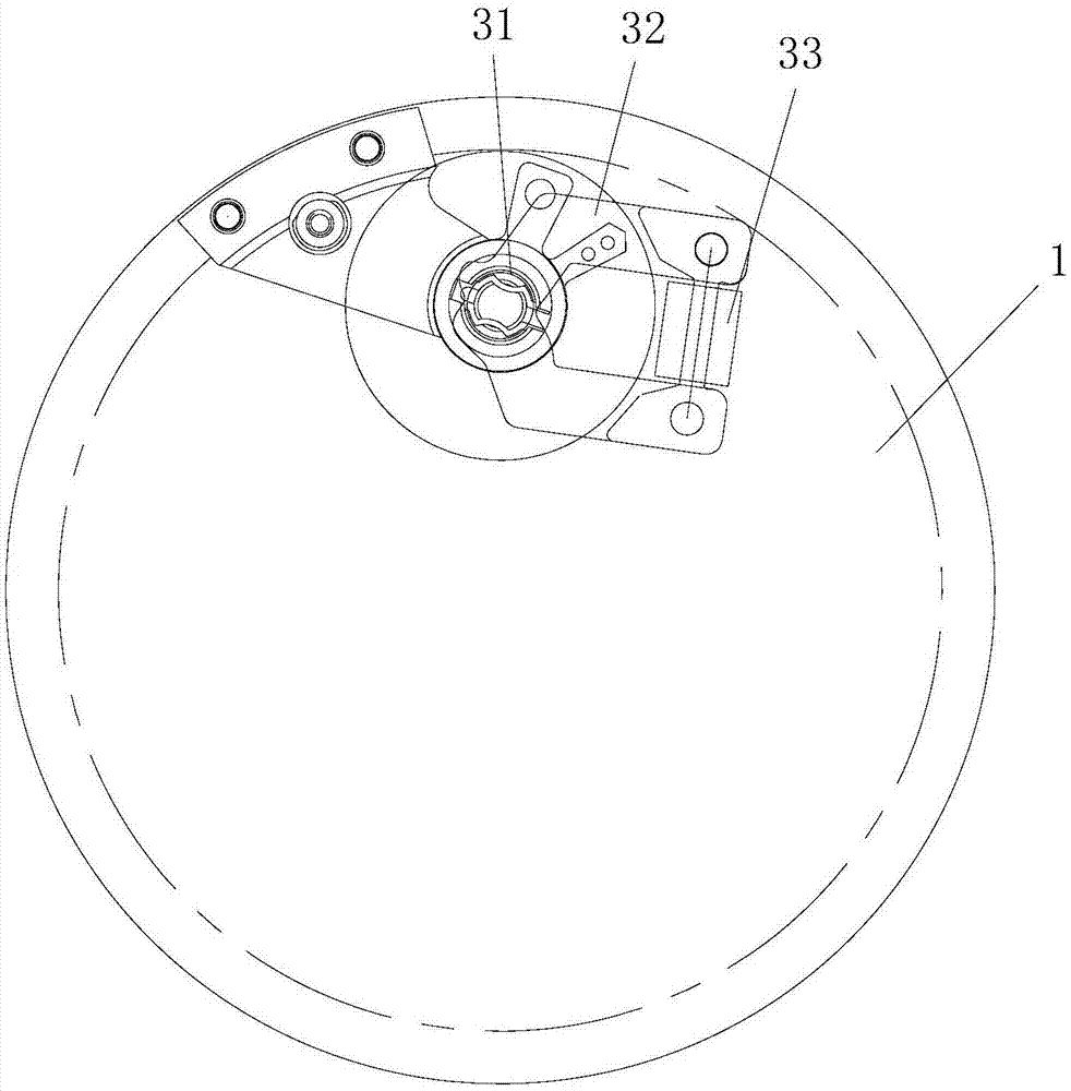 Oscillation structure controlled by electrical energy conversion for balance spring oscillating system