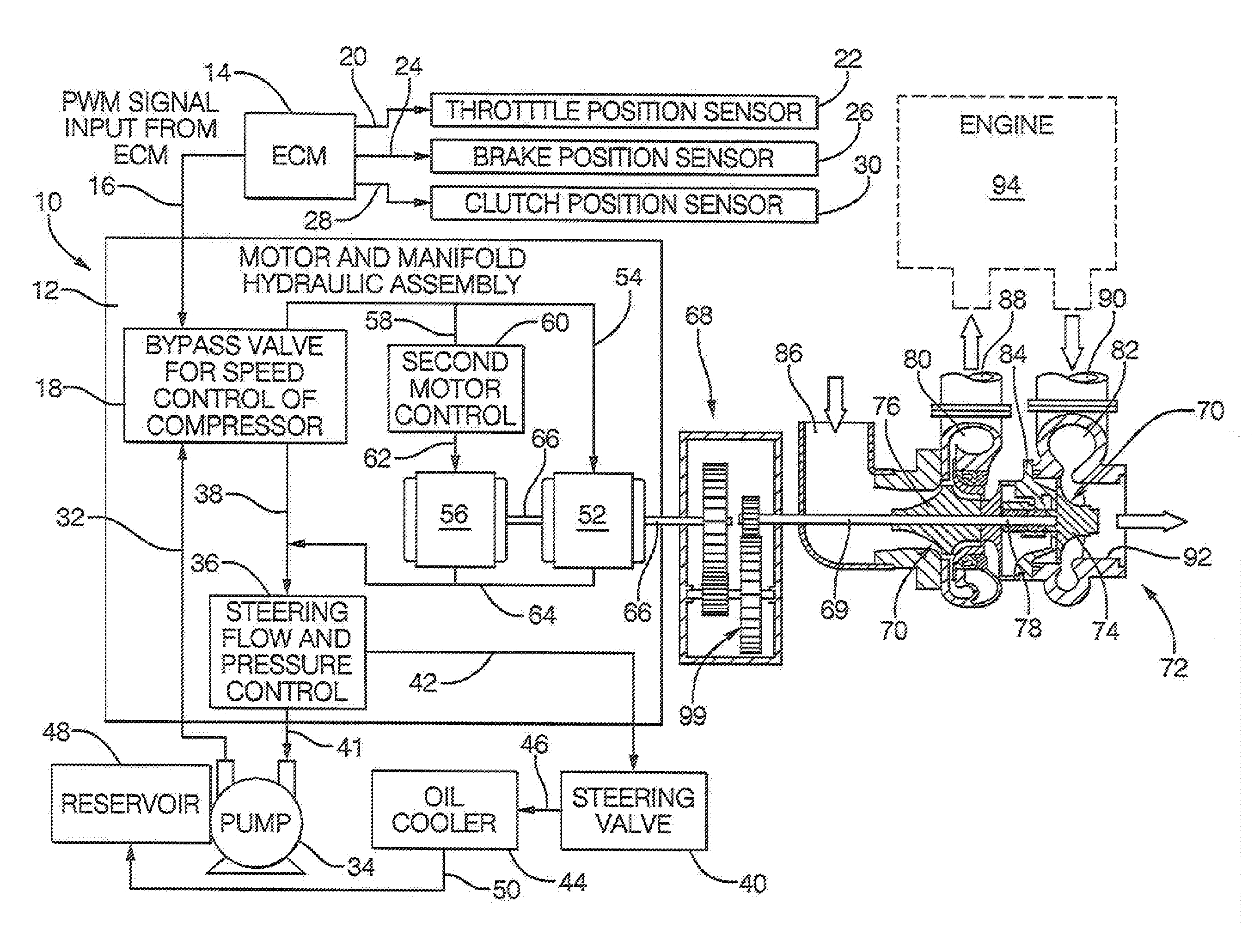 Hydraulic turbo accelerator apparatus