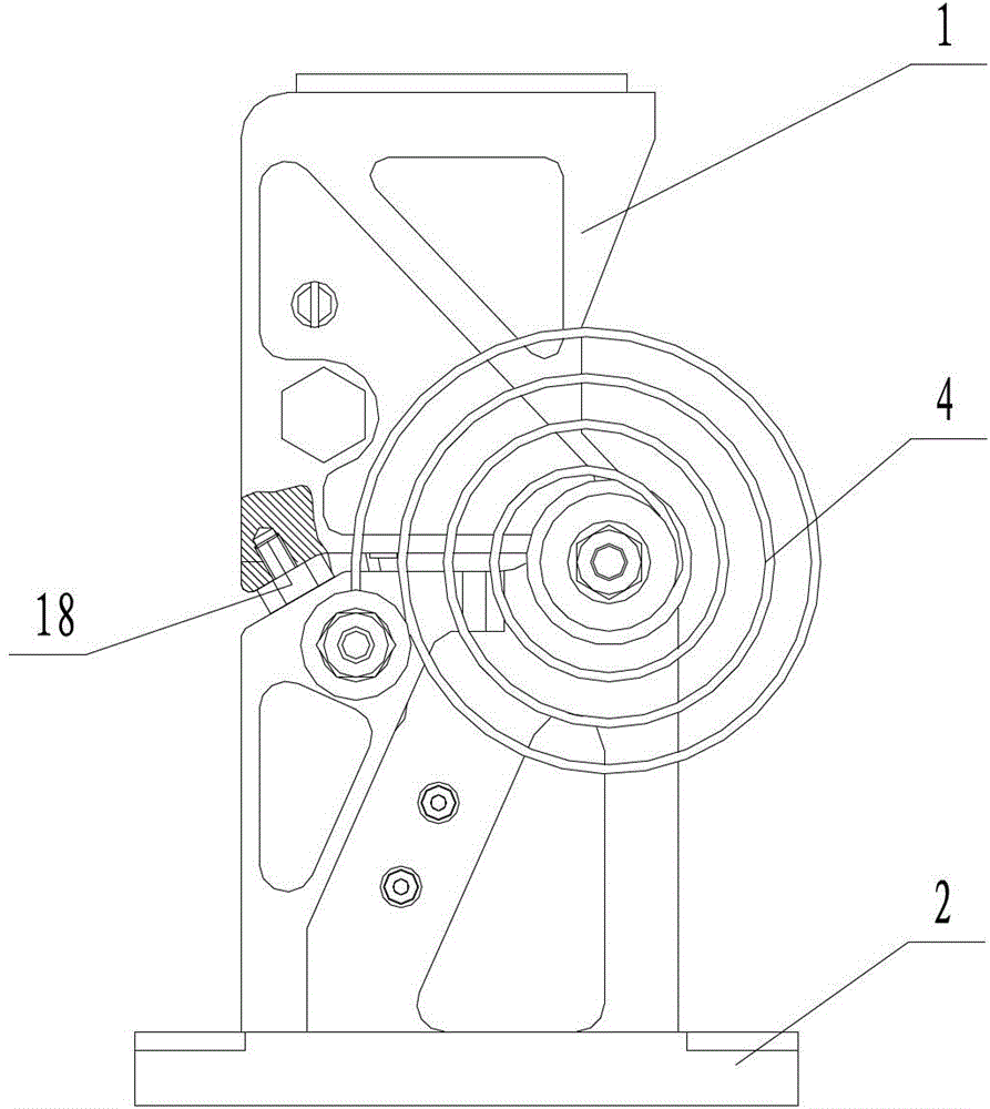 Bilateral double-spring driving unfolding mechanism