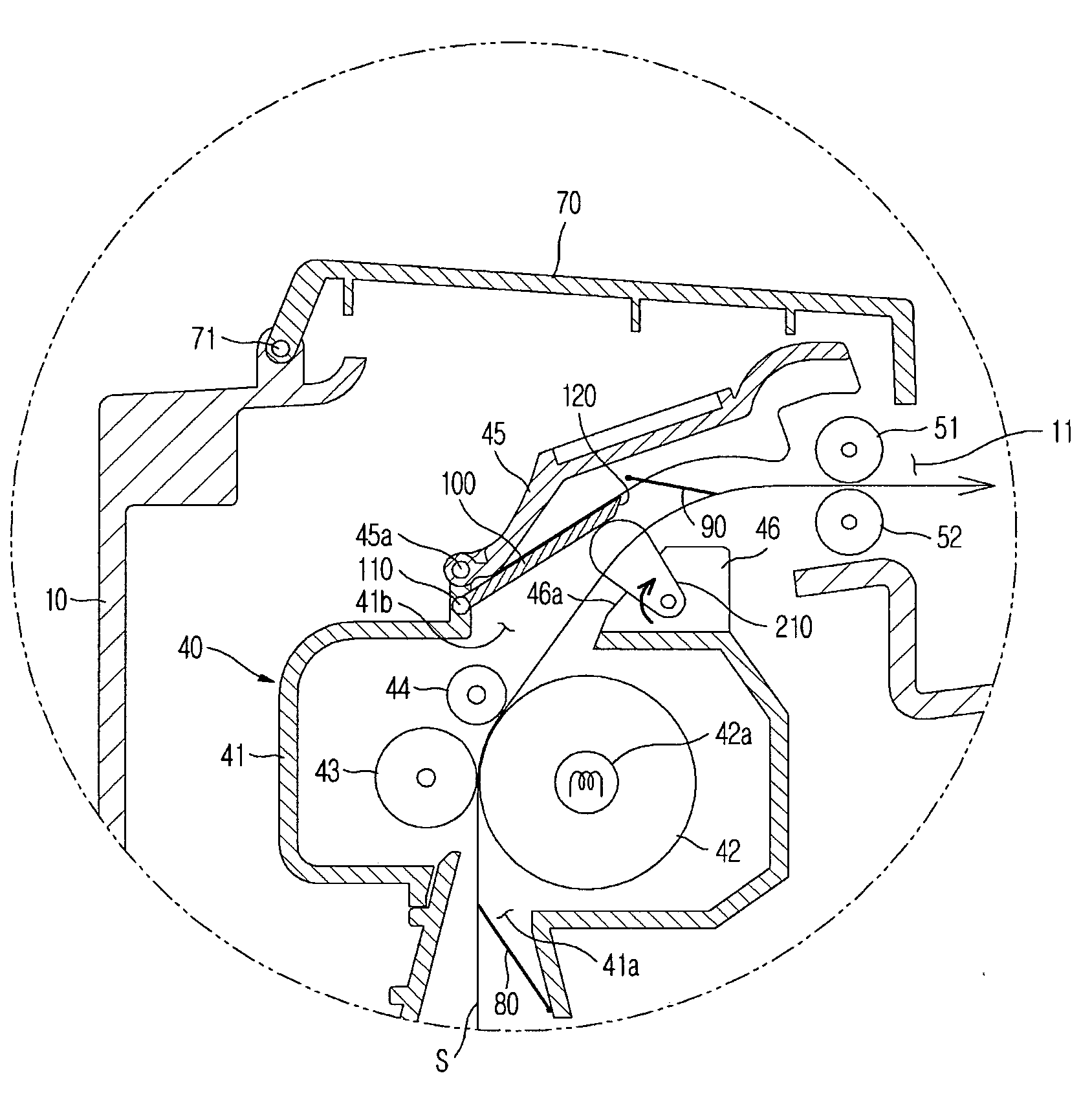 Image forming apparatus with opening/closing member