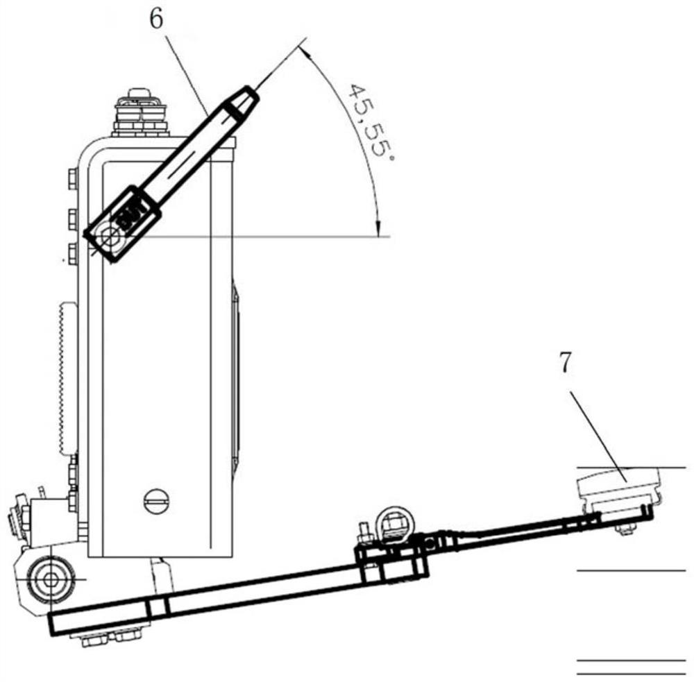 A current receiver lifting shoe mechanism