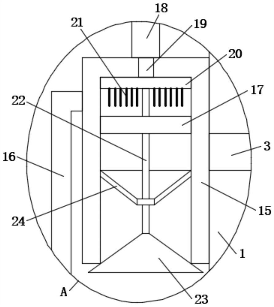 Greenhouse temperature and humidity adjusting equipment based on melon, fruit and vegetable planting