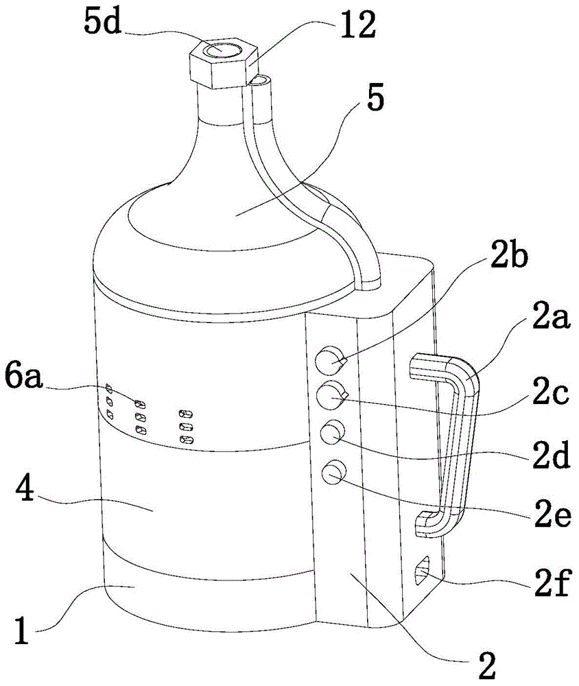 Air humidification device with disinfection function