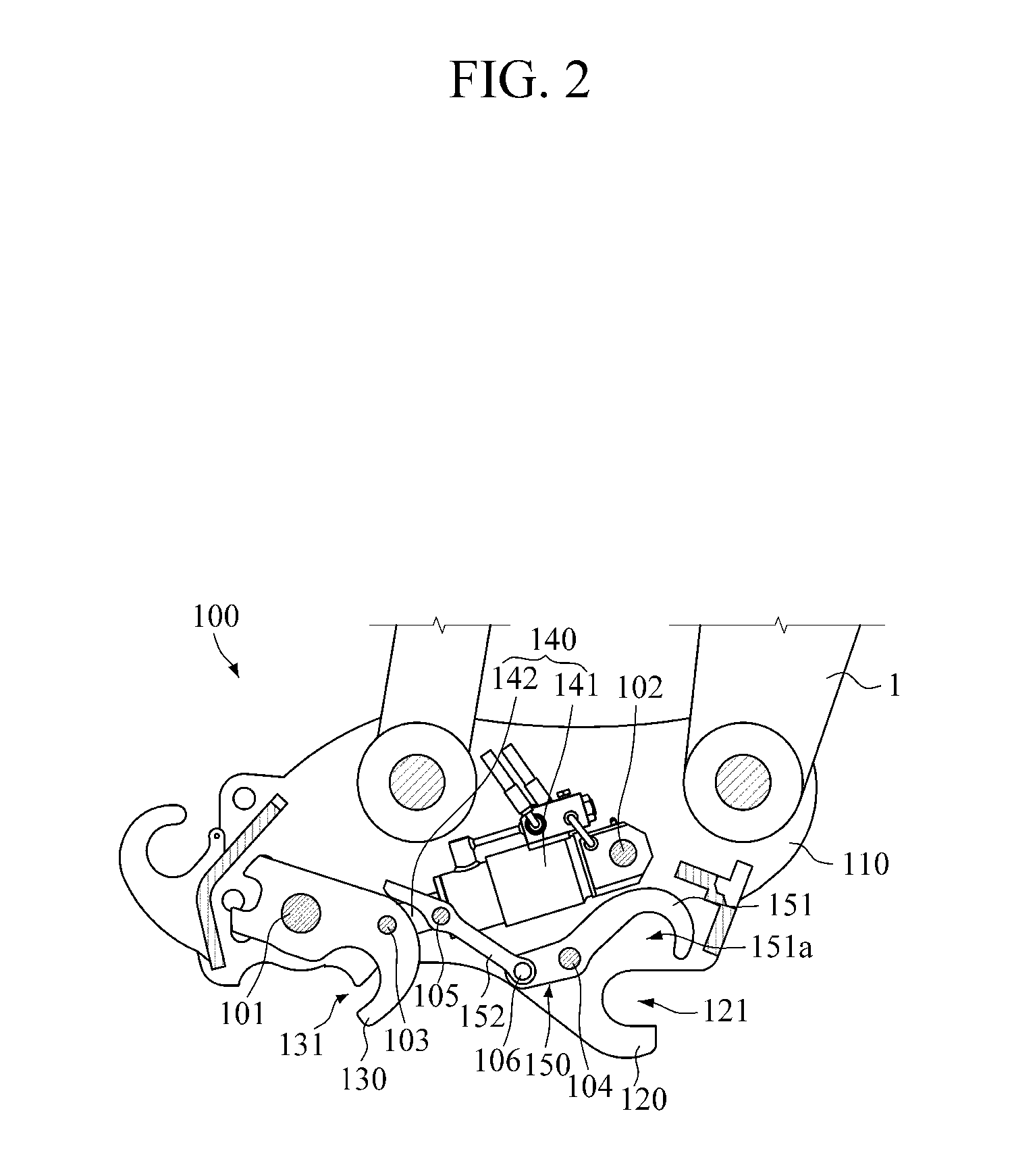 Attachment coupler for heavy machinery