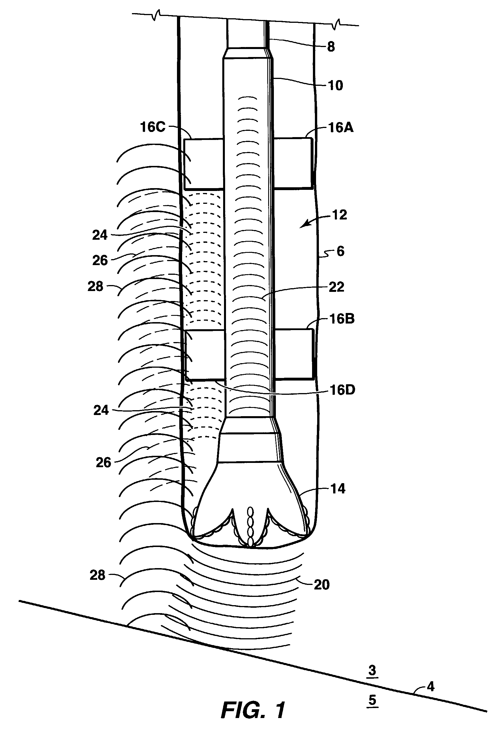 Method for borehole measurement of formation properties