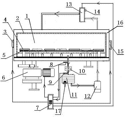 High-temperature ceramic drying device