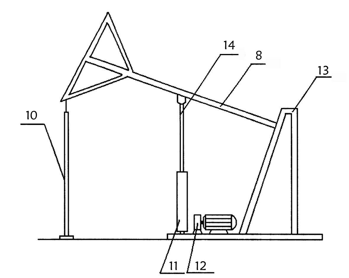 Lever system for pumping unit