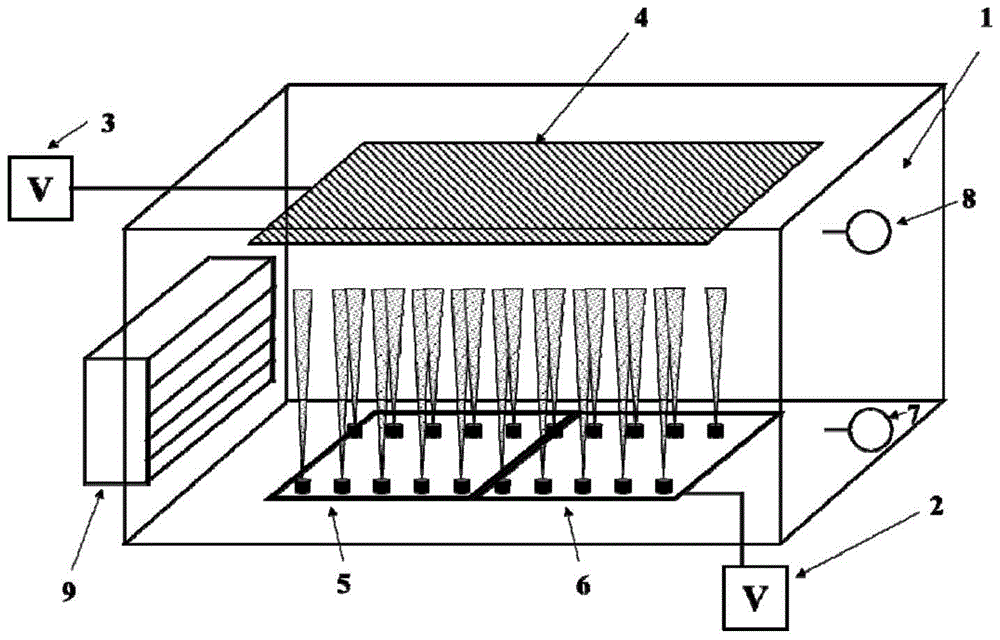 High-efficiency and low-resistance nanofiber air filter material for masks and preparation method thereof