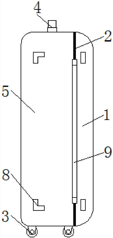 Anti-loss suitcase with sealing function