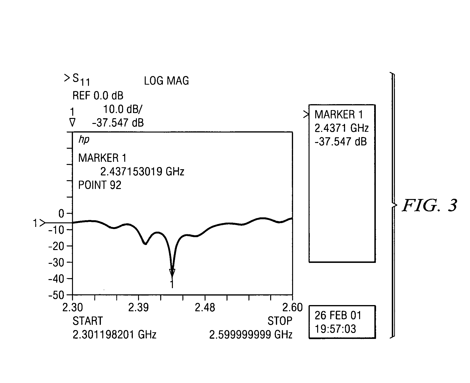 Set-top box having an improved patch antenna