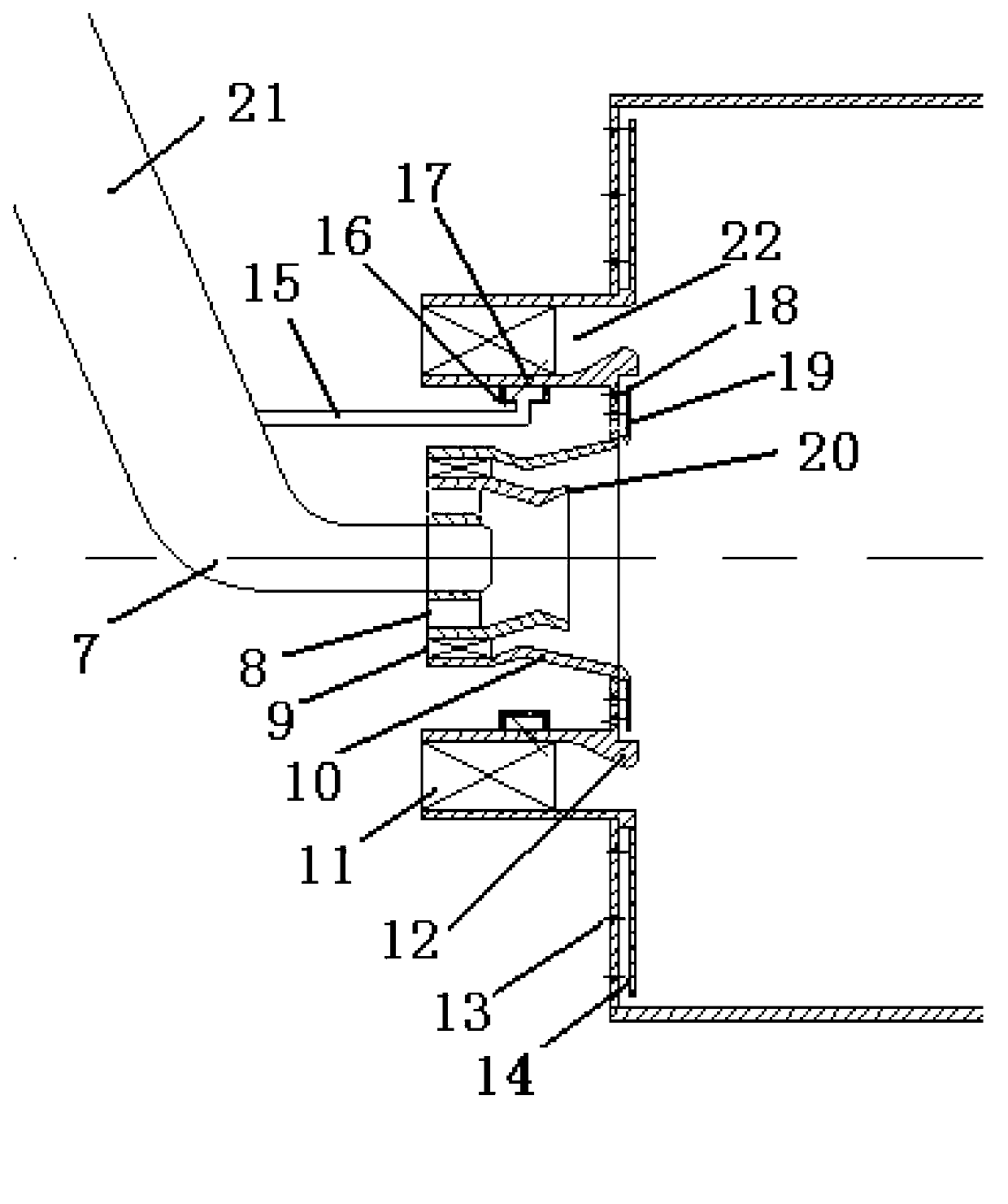 Lean oil pre-mixing and pre-evaporating low-pollution combustion chamber capable of ejecting main-stage fuel oil directly