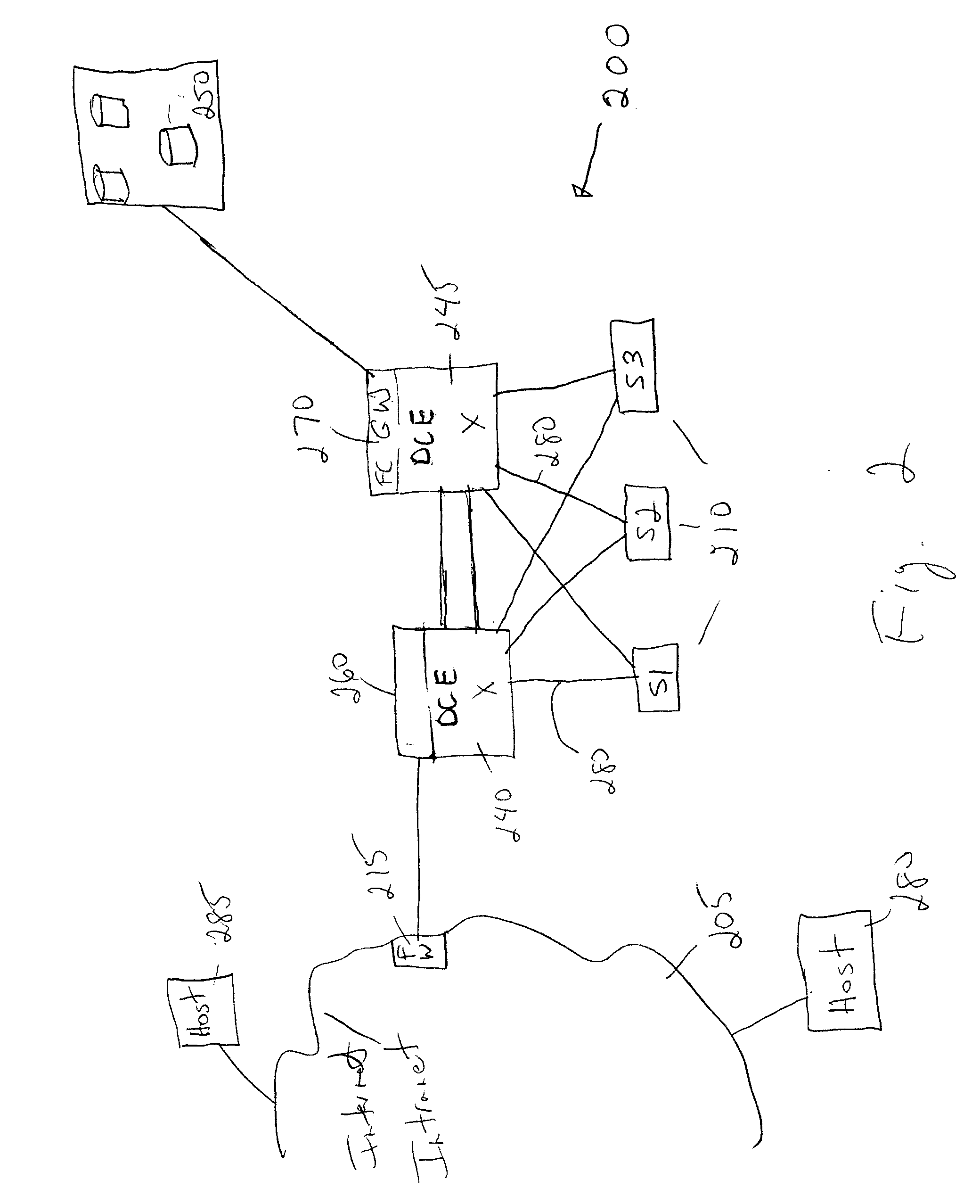 Network device architecture for consolidating input/output and reducing latency