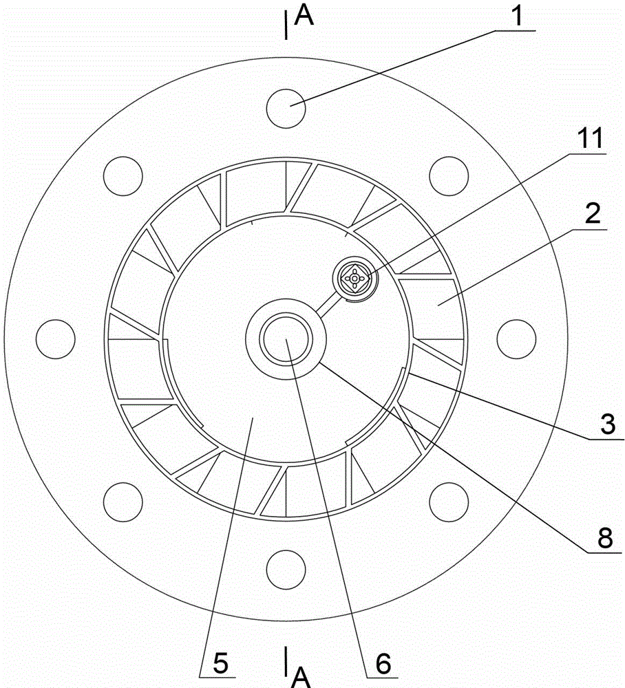 Ignition and stable combustion device for industrial gas burner