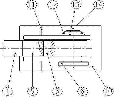 Lifting rack random locking mechanism of truss pile leg platform