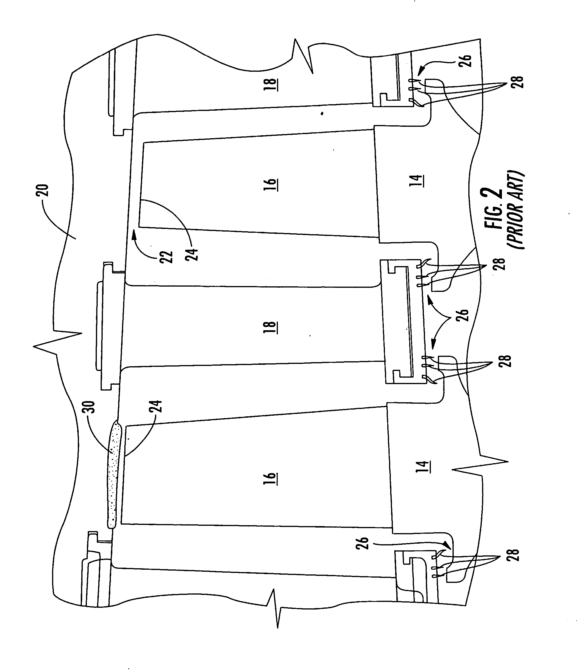 System for actively controlling compressor clearances