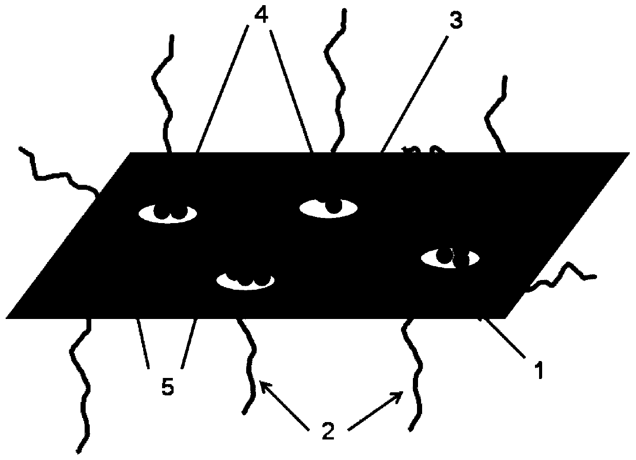 Flame-retardant antistatic polyamide fiber and preparation method thereof