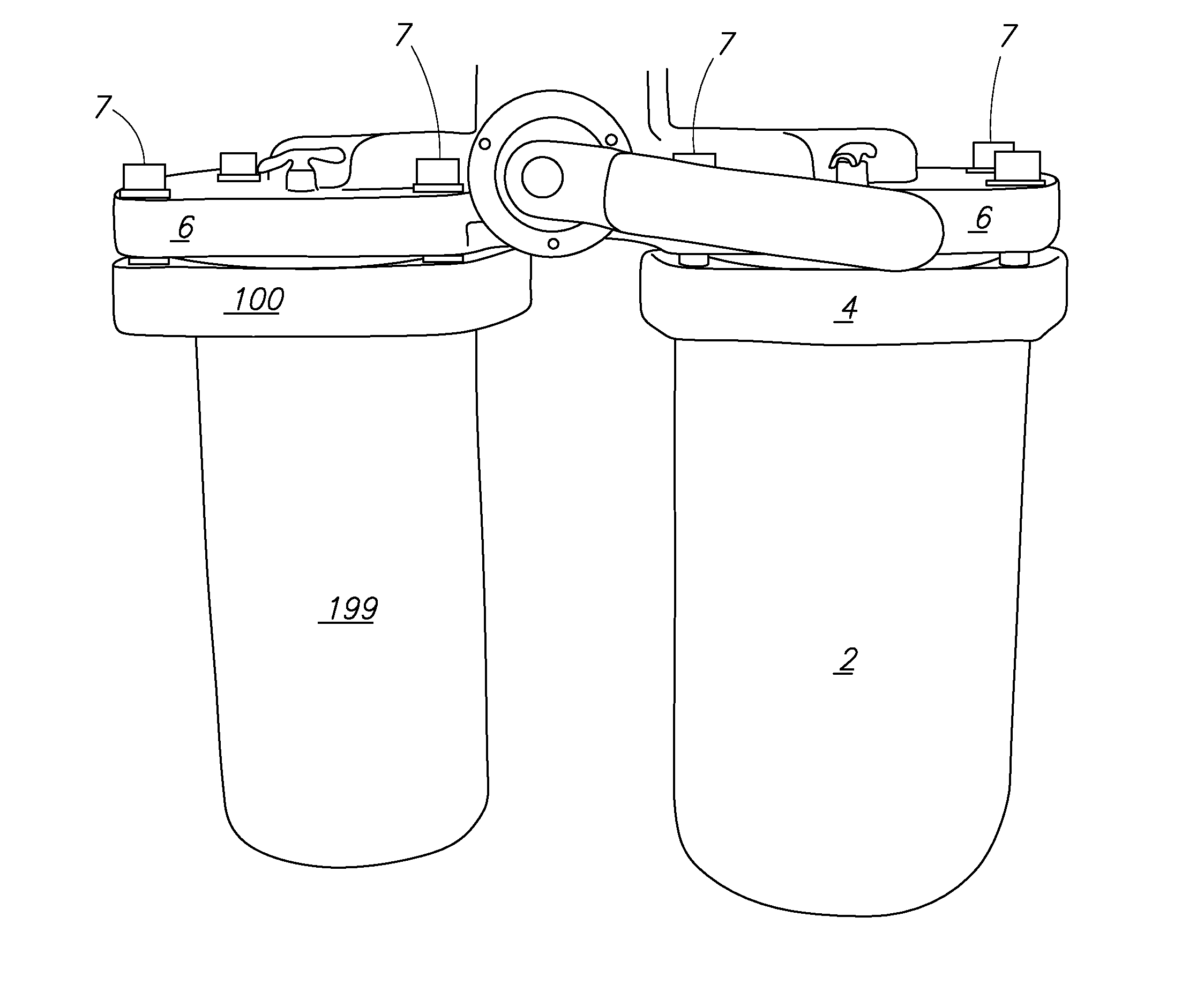 Fuel filter adapter plate