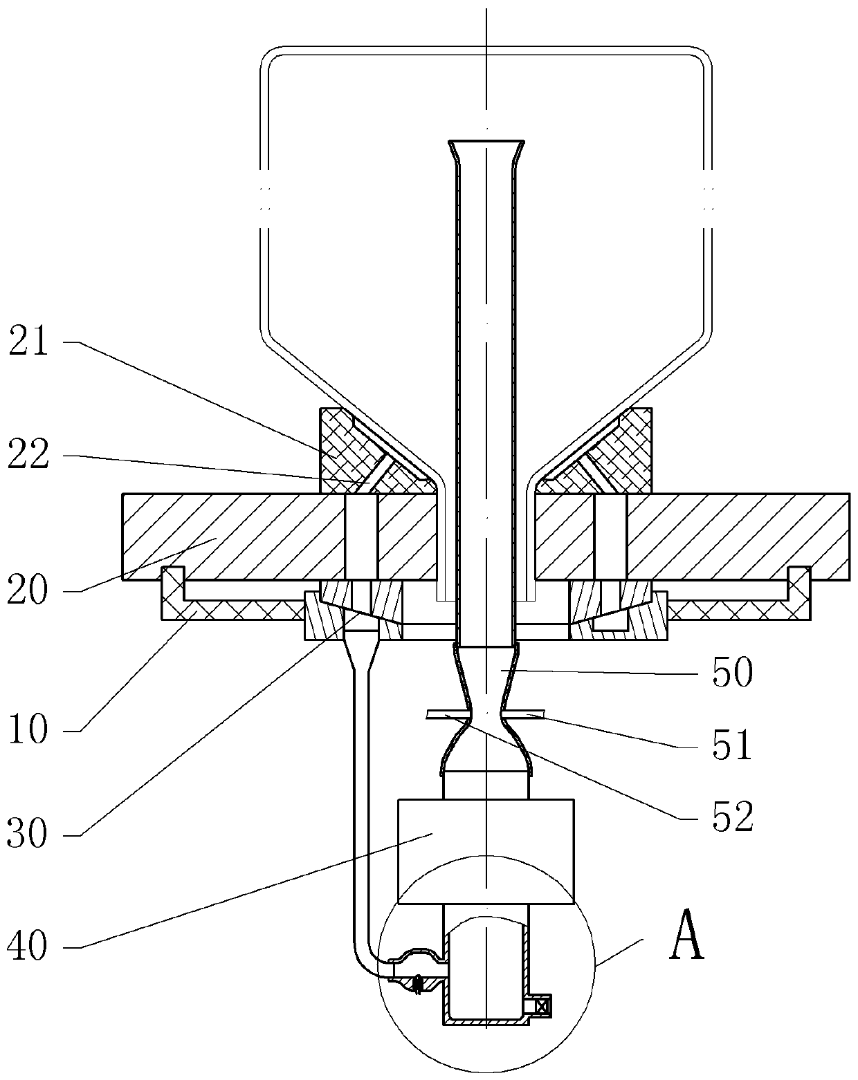 Drinking water bucket cleaning device