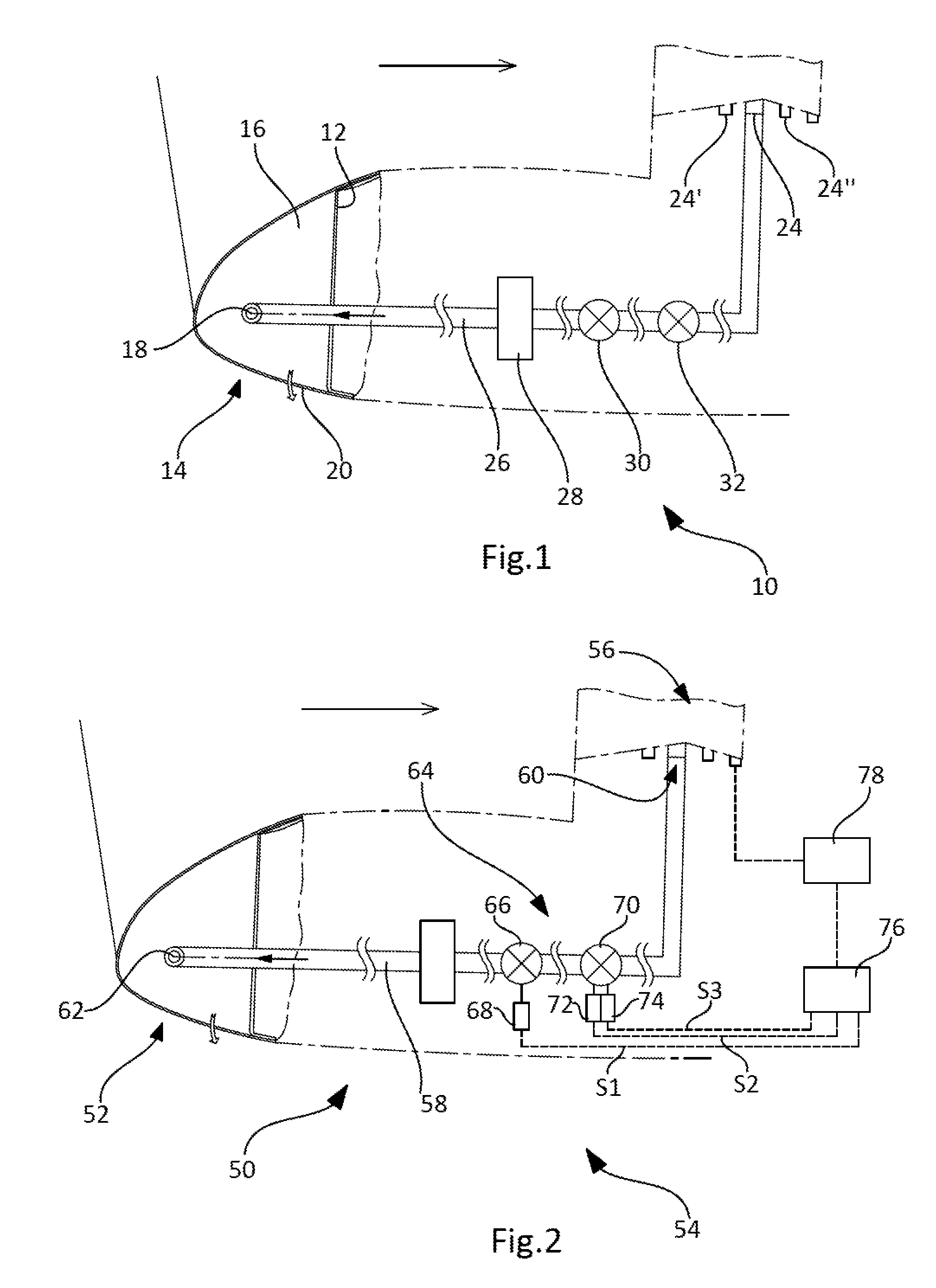 Method For Regulating The De-Icing Of A Leading Edge Of An Aircraft And Device For Its Implementation