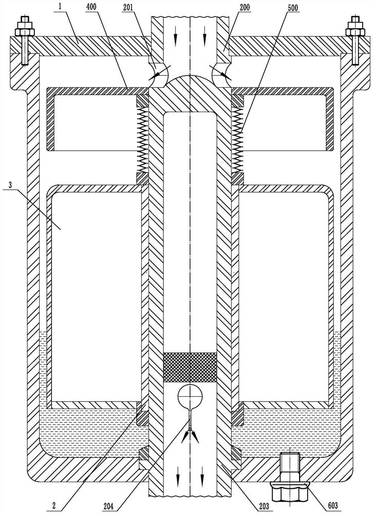 Whole-course flow self-regulation uninterrupted drainage drain valve