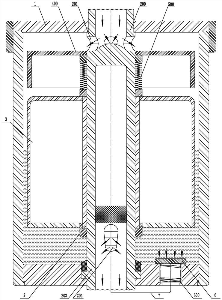 Whole-course flow self-regulation uninterrupted drainage drain valve