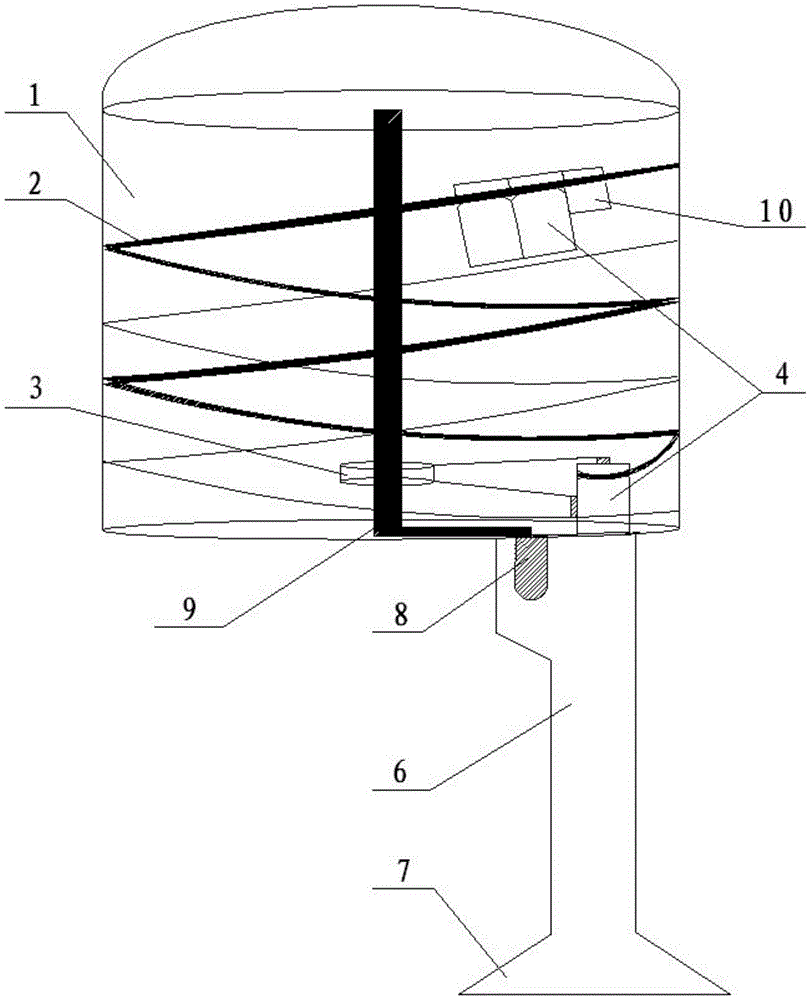 A track sliding arc extinguishing device