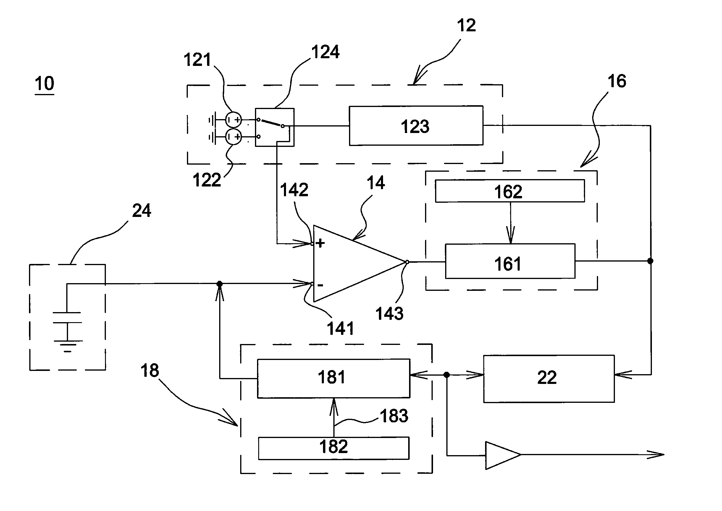 Capacitive touch circuit