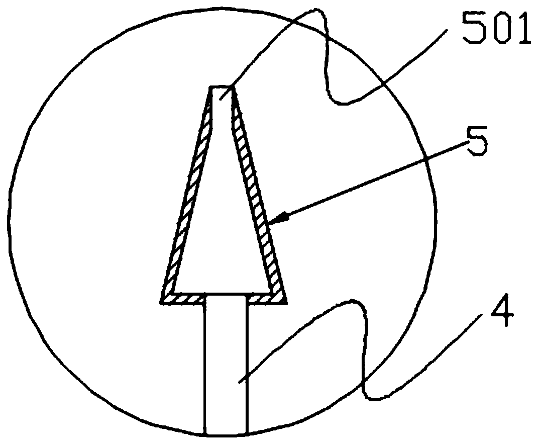 Ear-hung nasal drug delivery device and drug delivery method