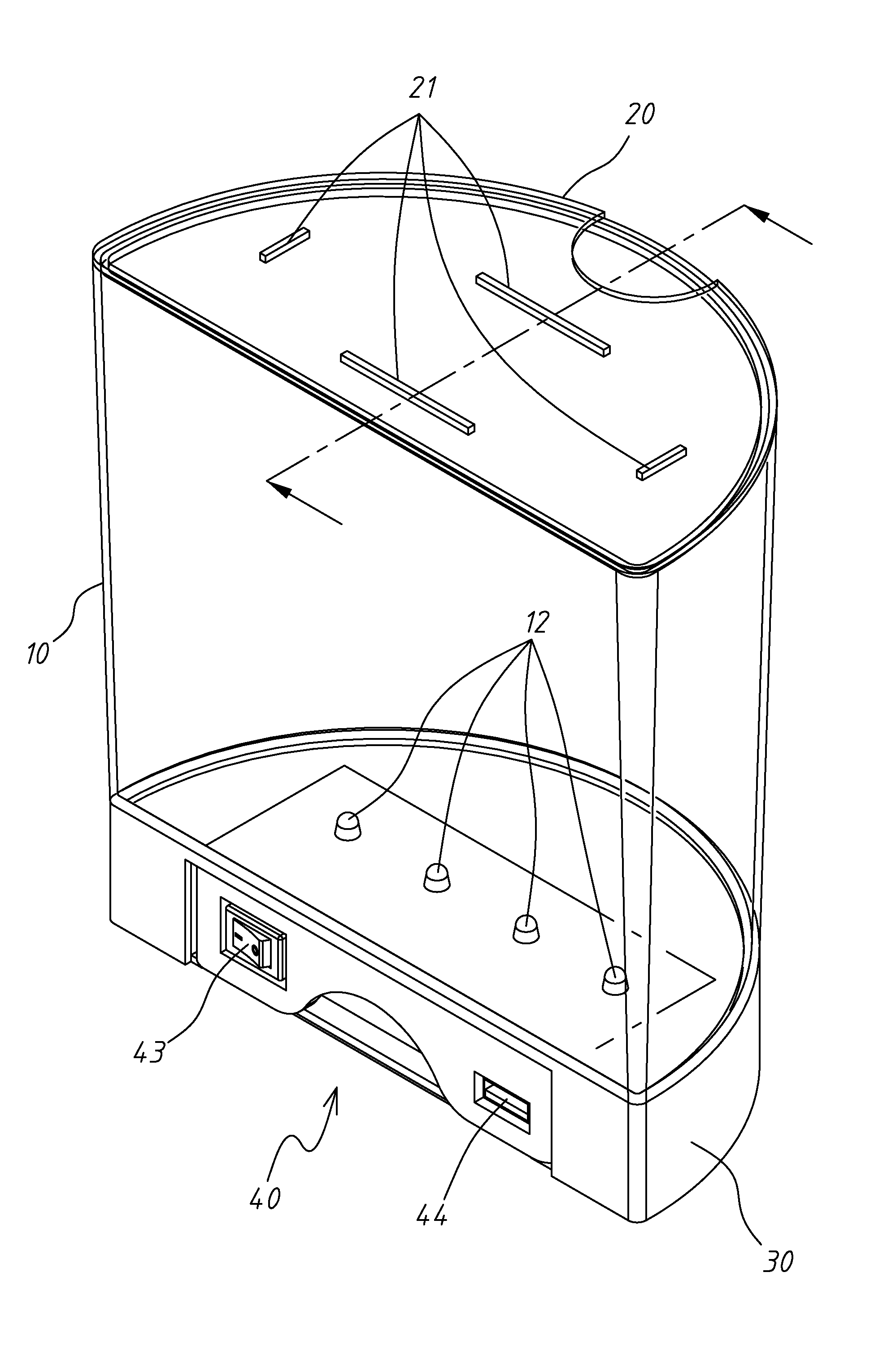 LED lamp and aquarium using same