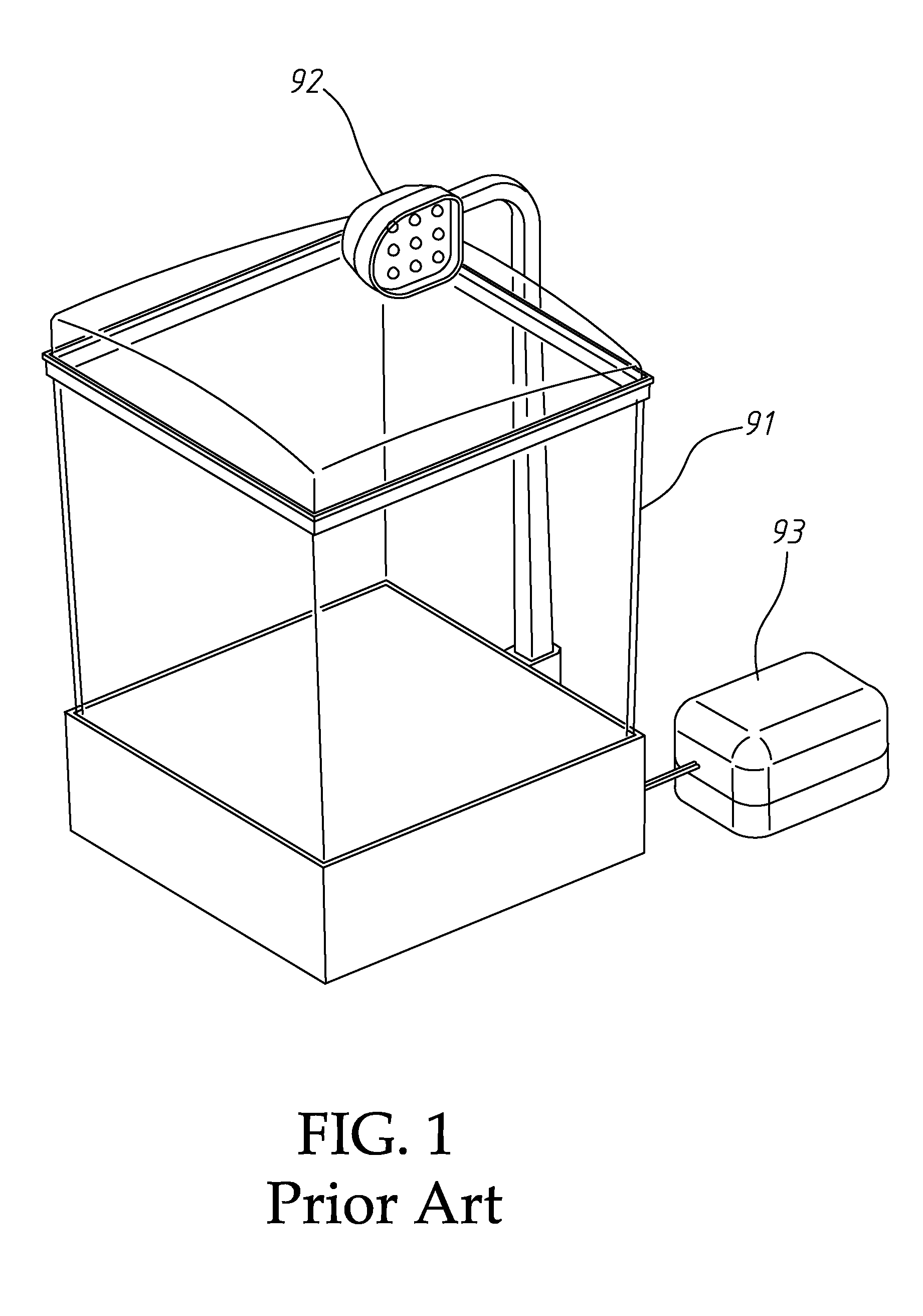 LED lamp and aquarium using same