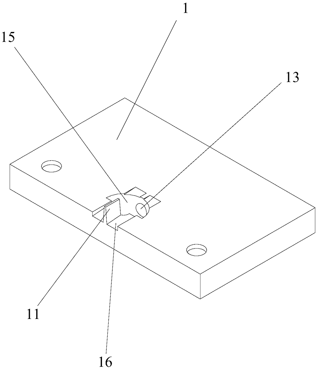 Button exporting mechanism of a beading machine