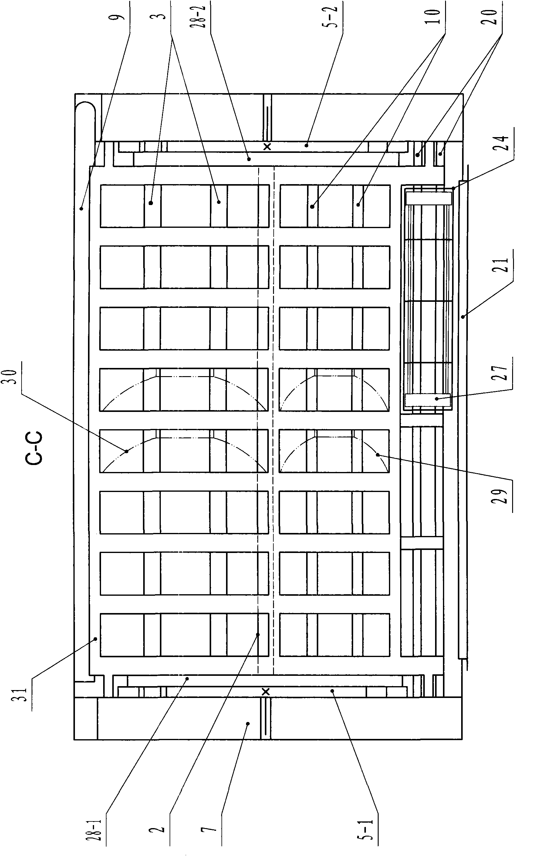 Tableware rotation type dish-washing method and household dishwasher using same