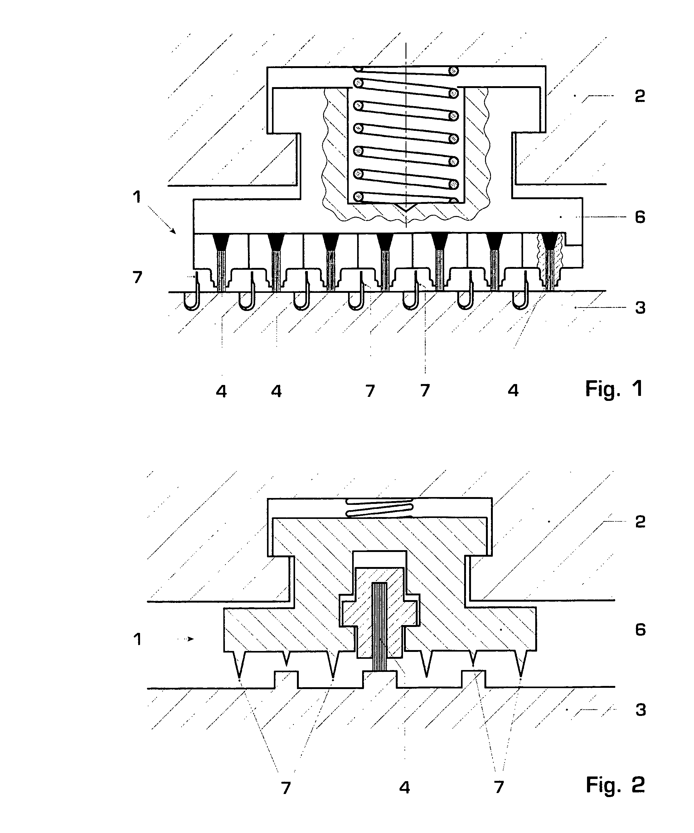 Sealing arrangement using flexible seals