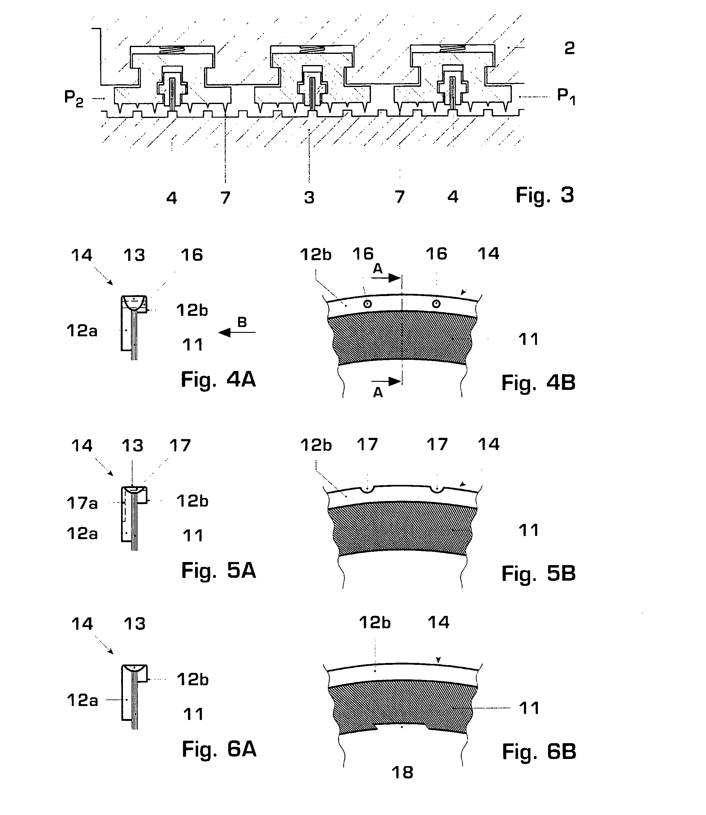 Sealing arrangement using flexible seals